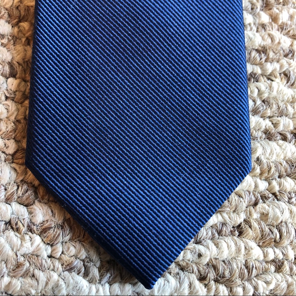 J Crew Silk Tie - blue